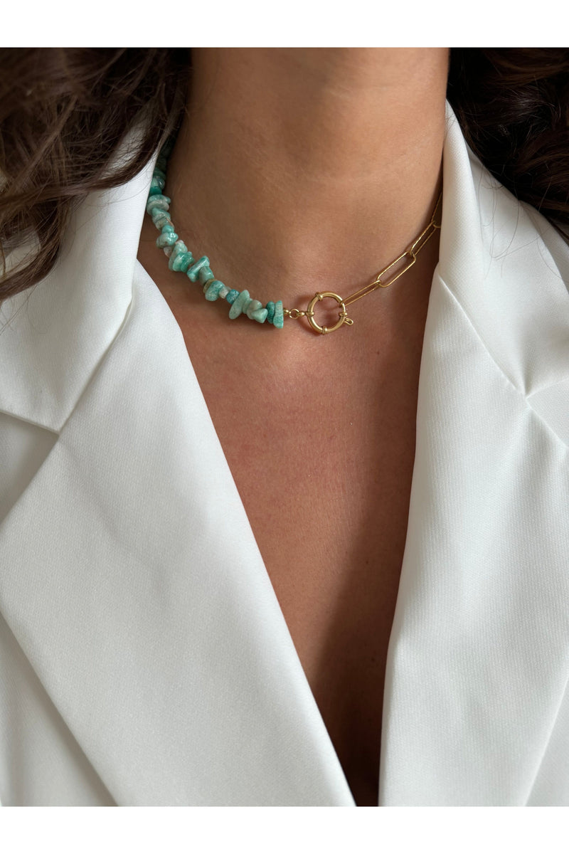 Collier Martinique turquoise